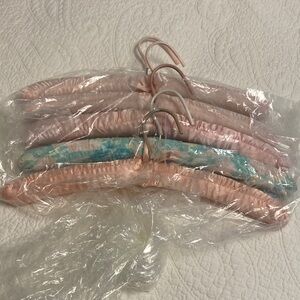 Set of Five (5) Silky Padded Hangers